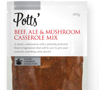 Potts' Beef, Ale & Mushroom Casserole Mix