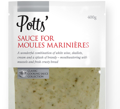 Potts' Sauce for Moules Marinieres