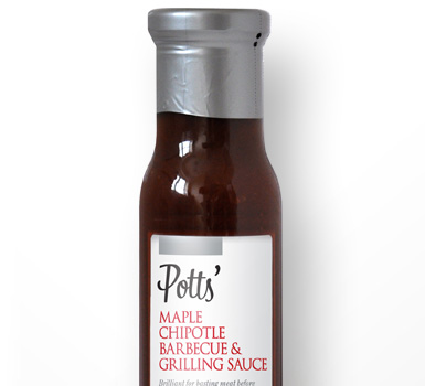 Potts' Maple Chipotle Barbecue and Grilling Sauce  