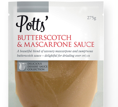 Potts' Butterscotch and Mascarpone Sauce