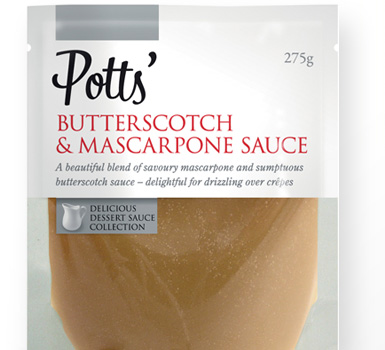 Potts' Butterscotch and Mascarpone Sauce